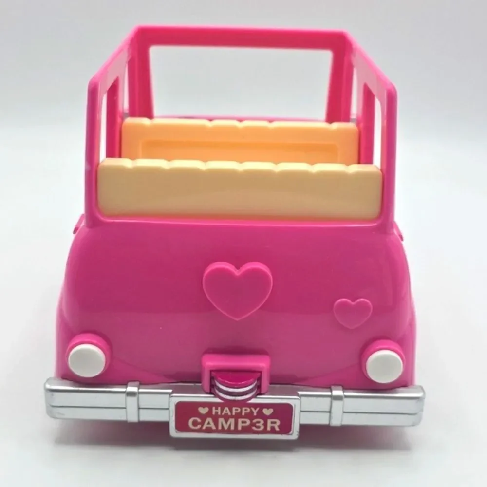 Li'l Woodzeez Pink Happy CAMP3R Breezy Buggy Car Toy